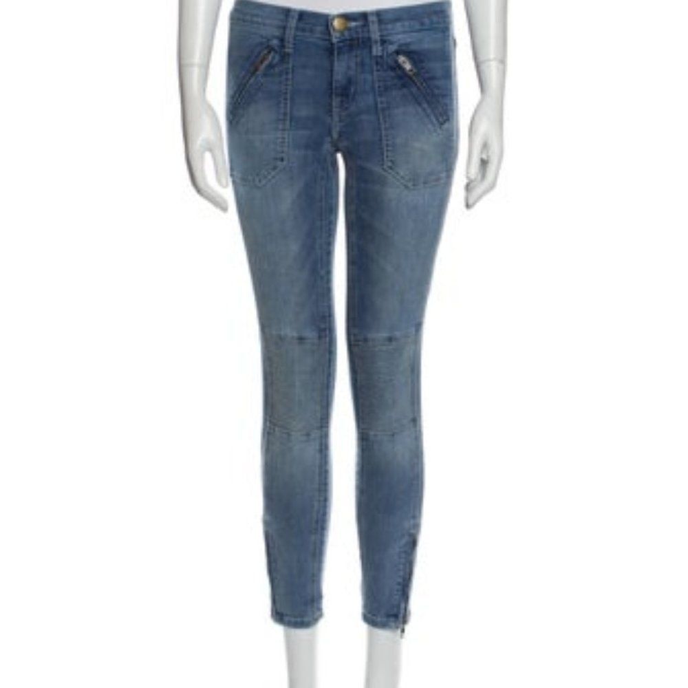 Current/Elliott Low-Rise Skinny Leg Jeans